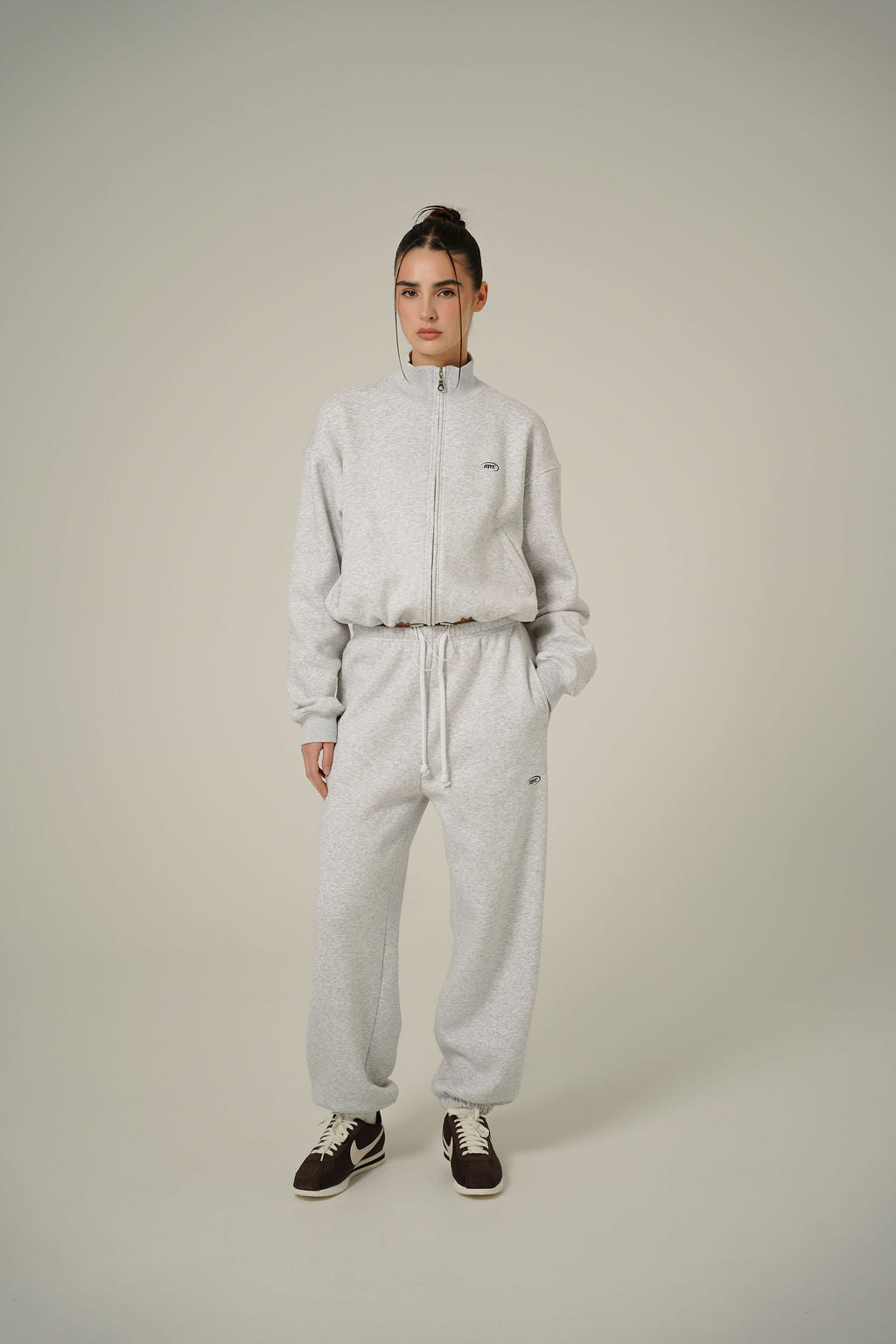 MELANGE OVERSIZE JOGGERS