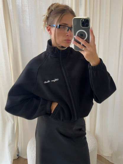 WARM COLLAR ZIP - BLACK | PRE-ORDER