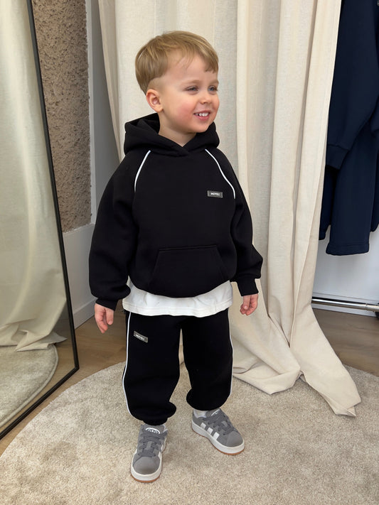 BLACK KIDS TRACKSUIT "STRIPE"