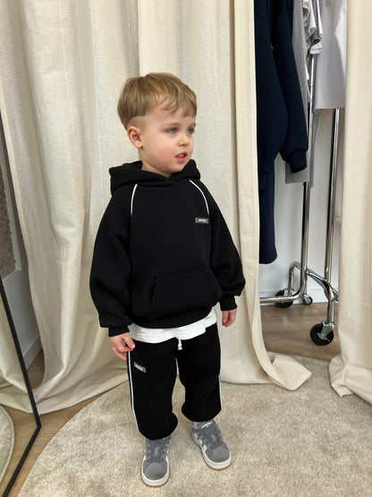 BLACK KIDS TRACKSUIT "STRIPE"