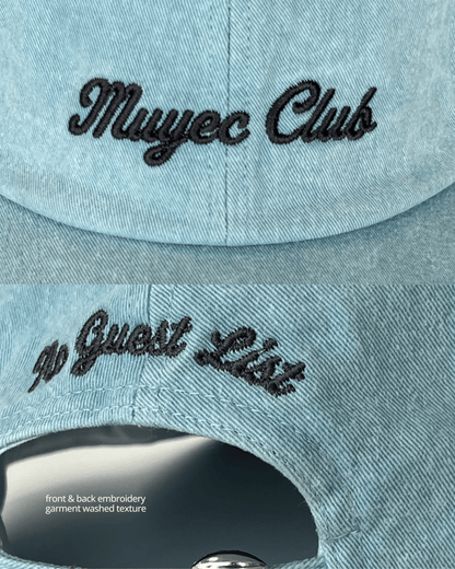 MUYEC CLUB CAP - WASHED DENIM
