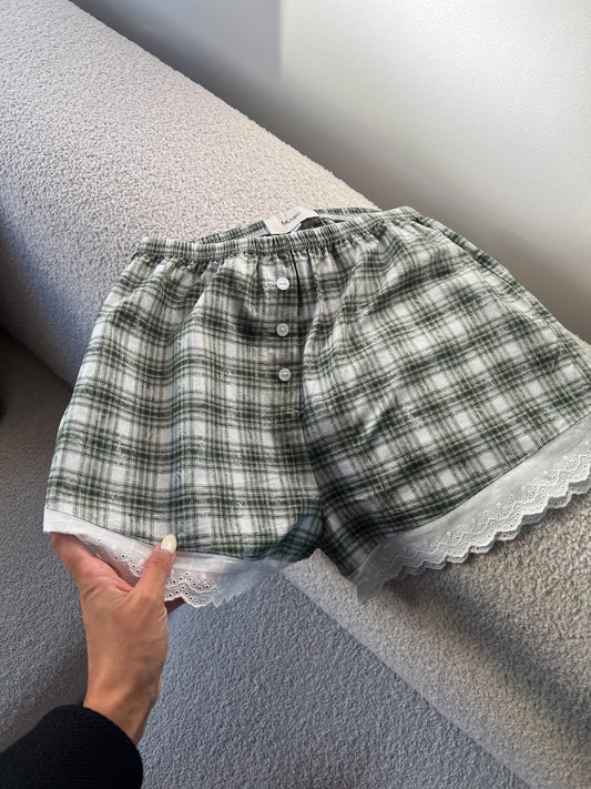 COTTON LACE SHORTS