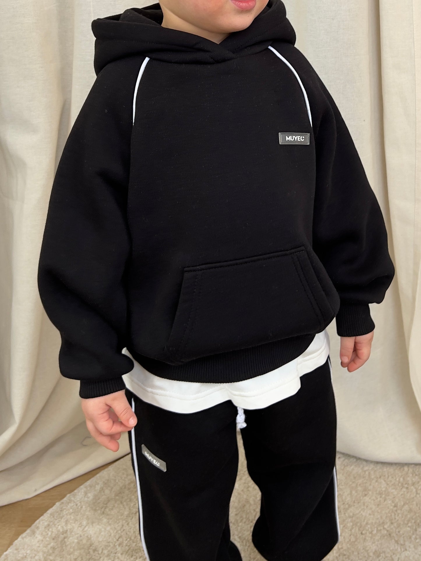 BLACK KIDS TRACKSUIT "STRIPE"