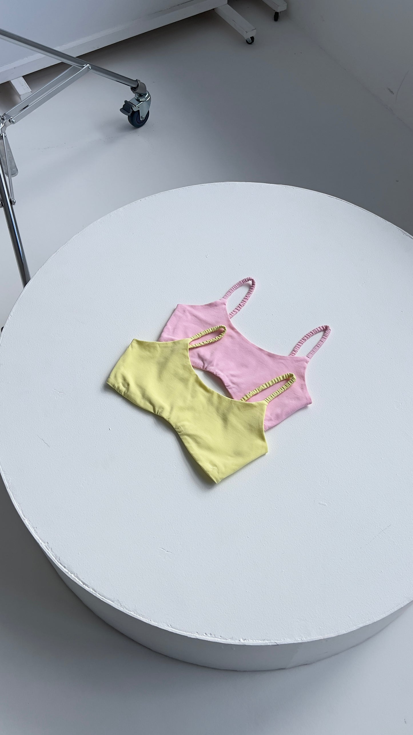BRA 2 PACK - BABY PINK & LEMON CREAM