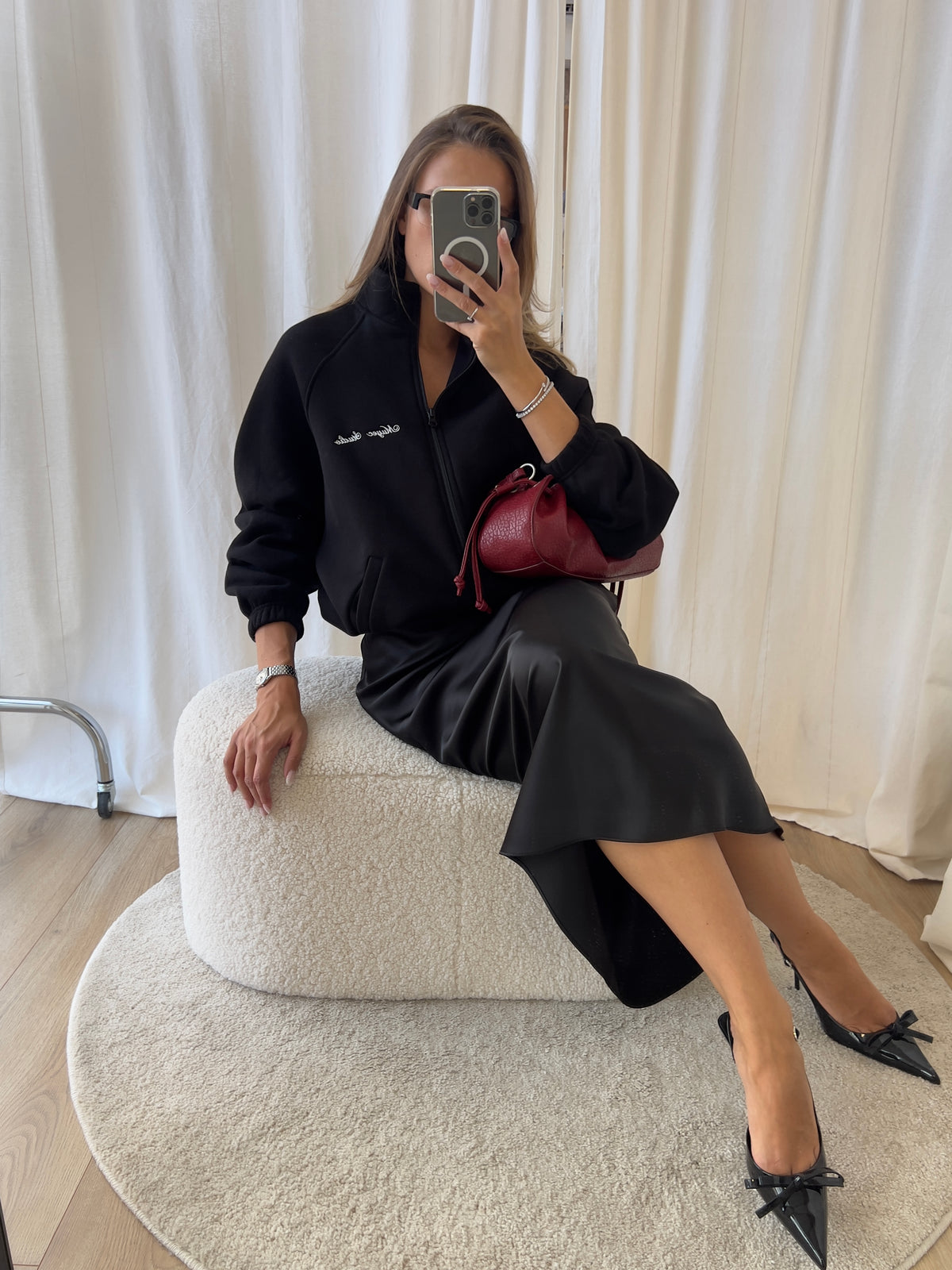 WARM COLLAR ZIP - BLACK | PRE-ORDER