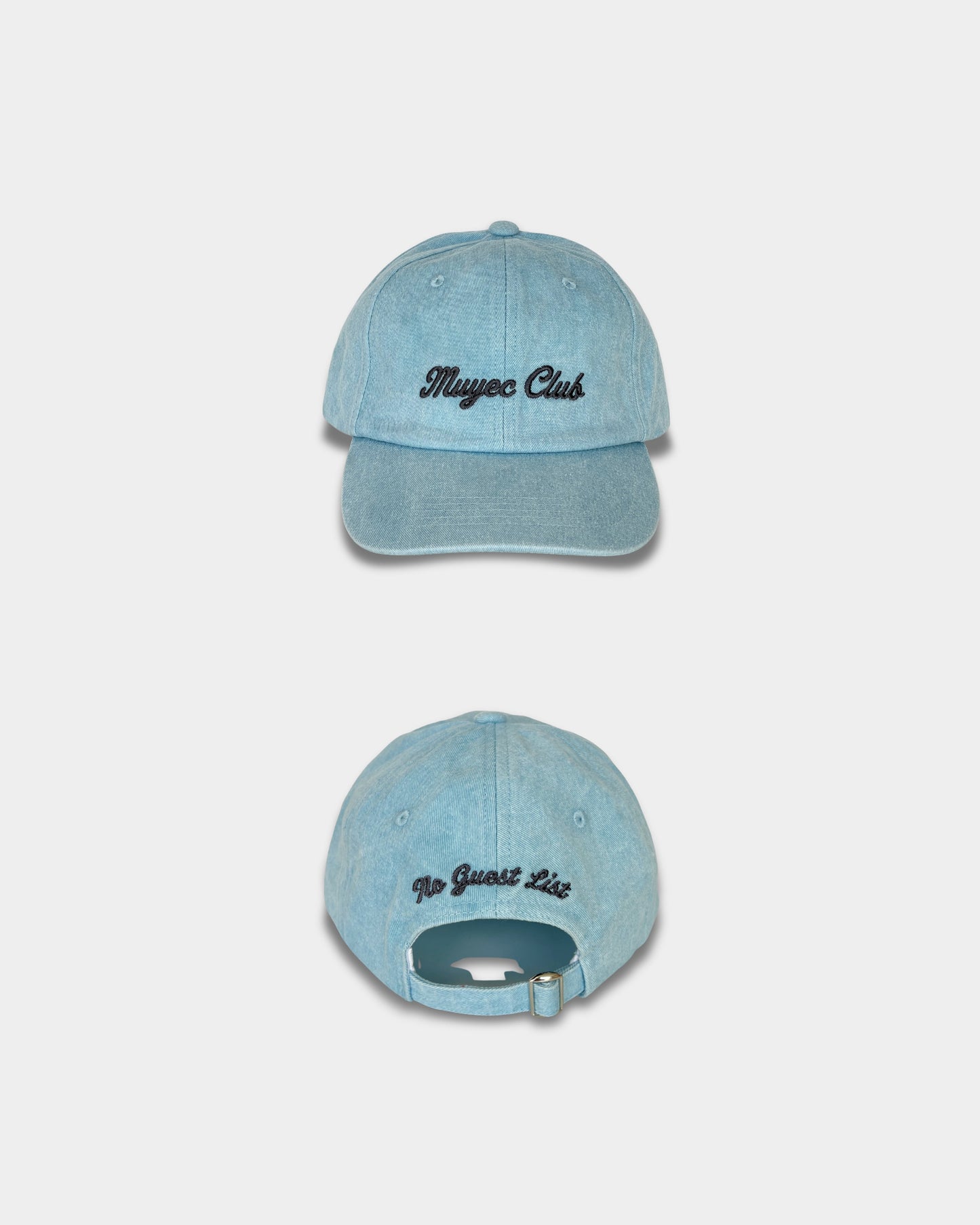 MUYEC CLUB CAP - WASHED DENIM
