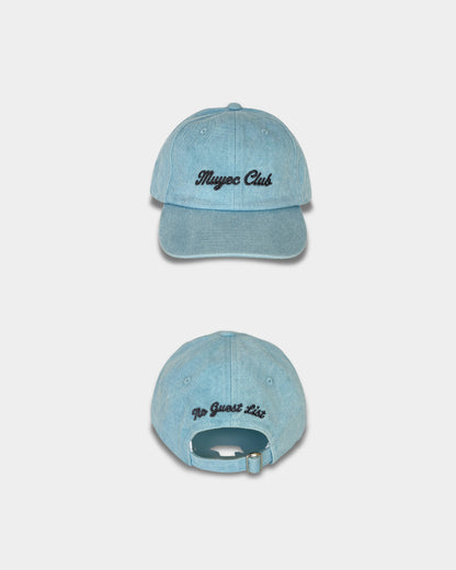 MUYEC CLUB CAP - WASHED DENIM