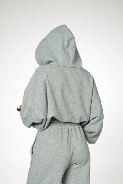 2IN1 ZIP HOODIE – CLASSIC MELANGE
