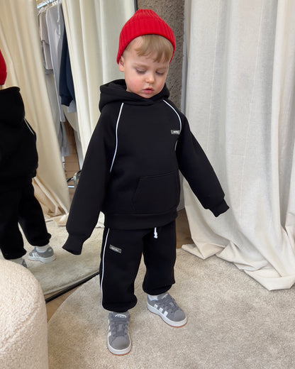 BLACK KIDS TRACKSUIT "STRIPE"