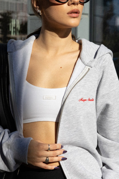 EMBROIDERED BAGGY ZIP