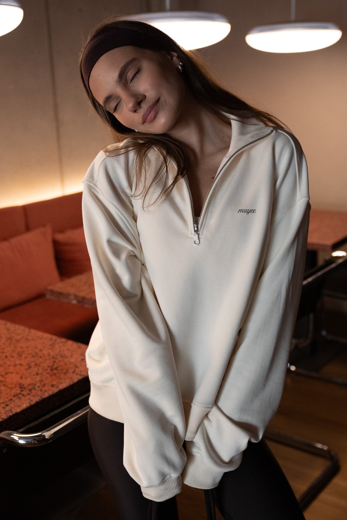 COLLAR ZIP 2IN1 | BUTTER