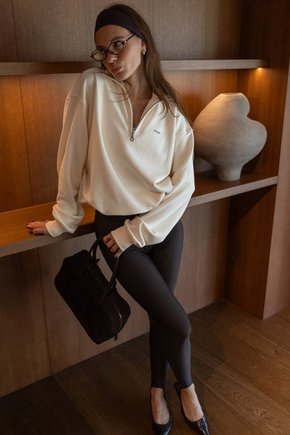 COLLAR ZIP 2IN1 | BUTTER