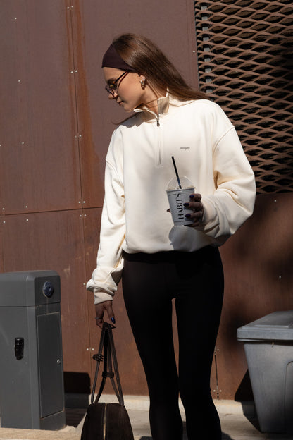 COLLAR ZIP 2IN1 | BUTTER