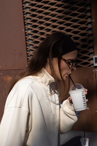 COLLAR ZIP 2IN1 | BUTTER