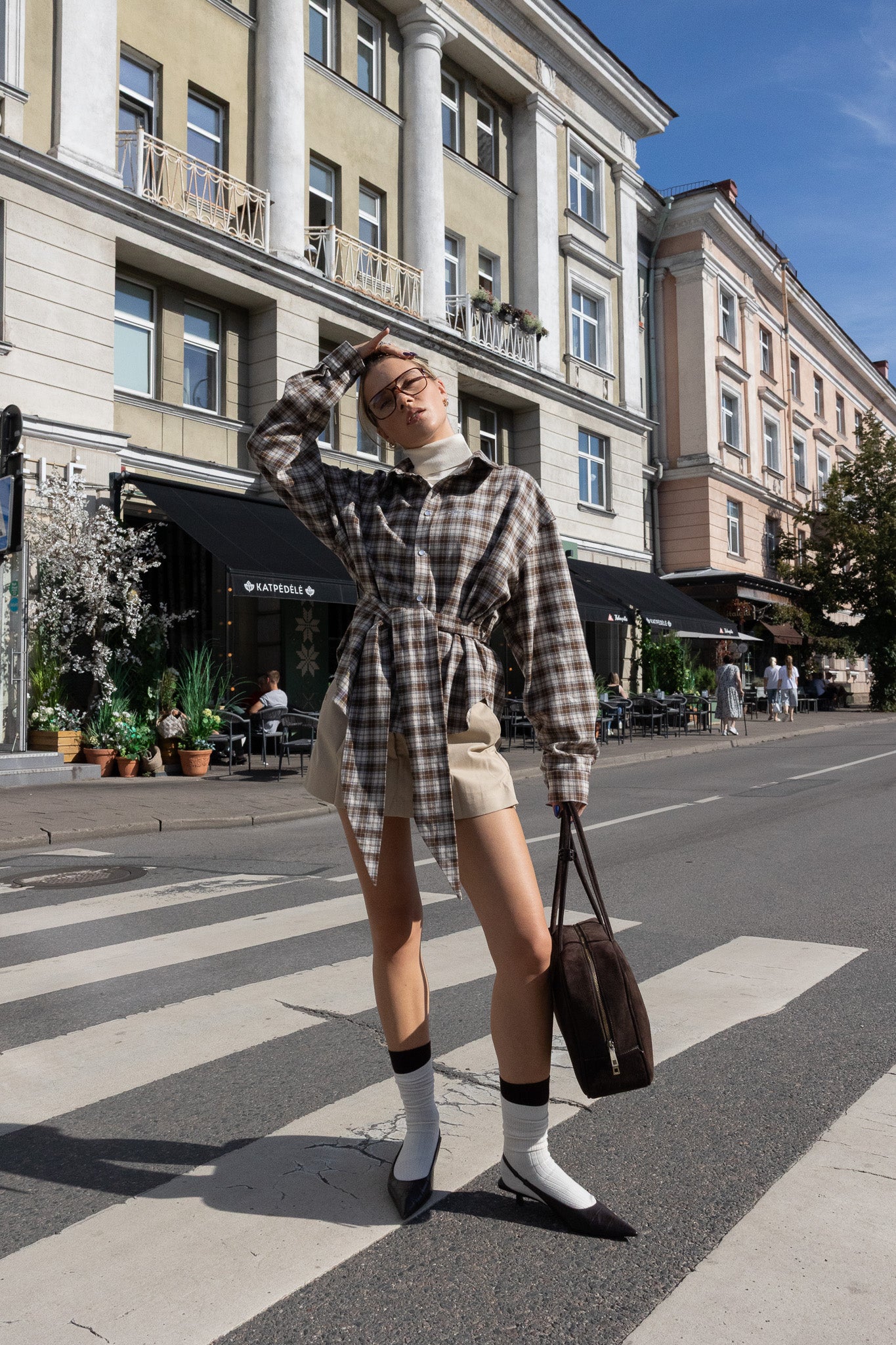 TIE SHIRT | RUSTIC BROWN
