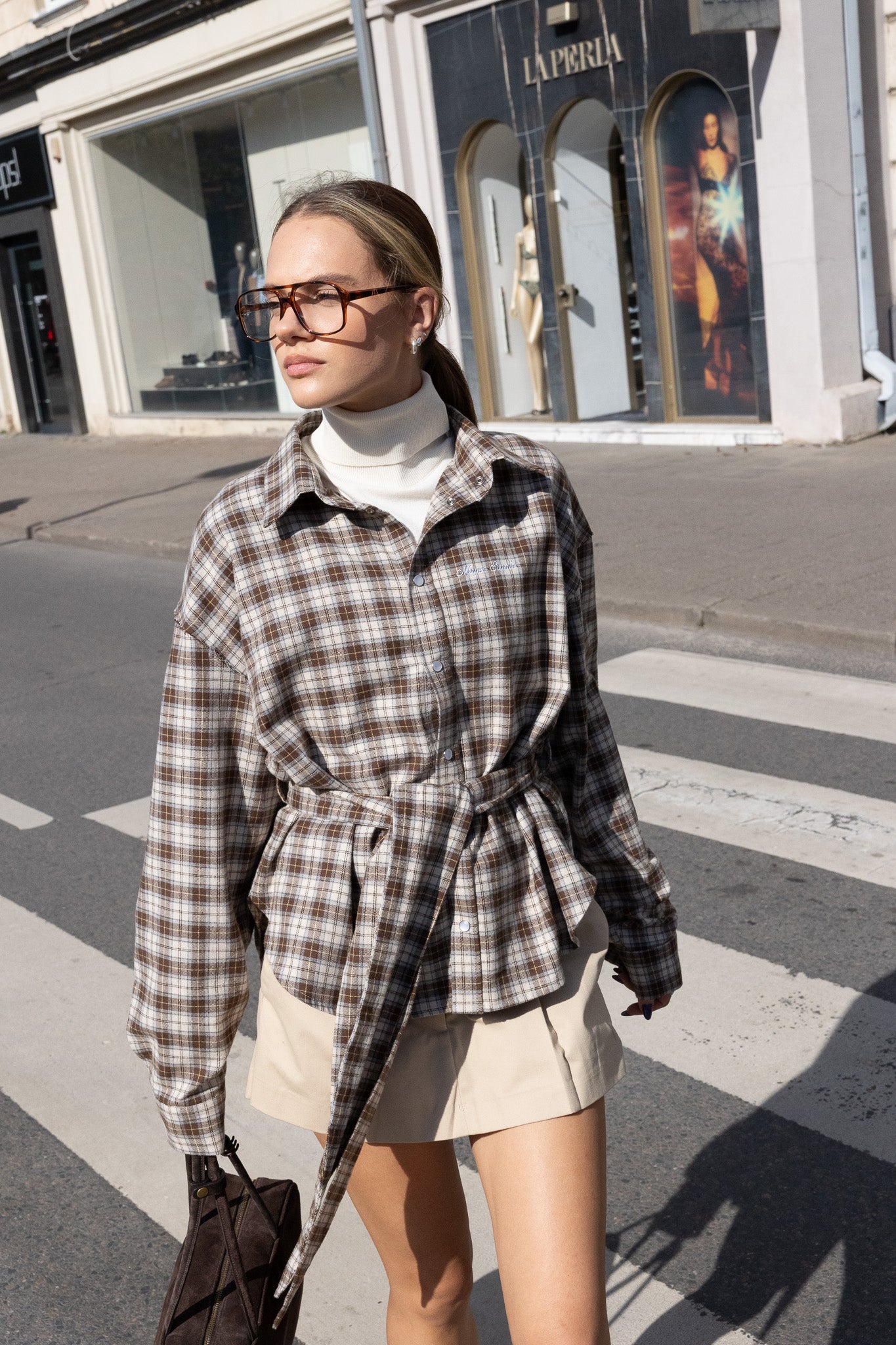 TIE SHIRT | RUSTIC BROWN