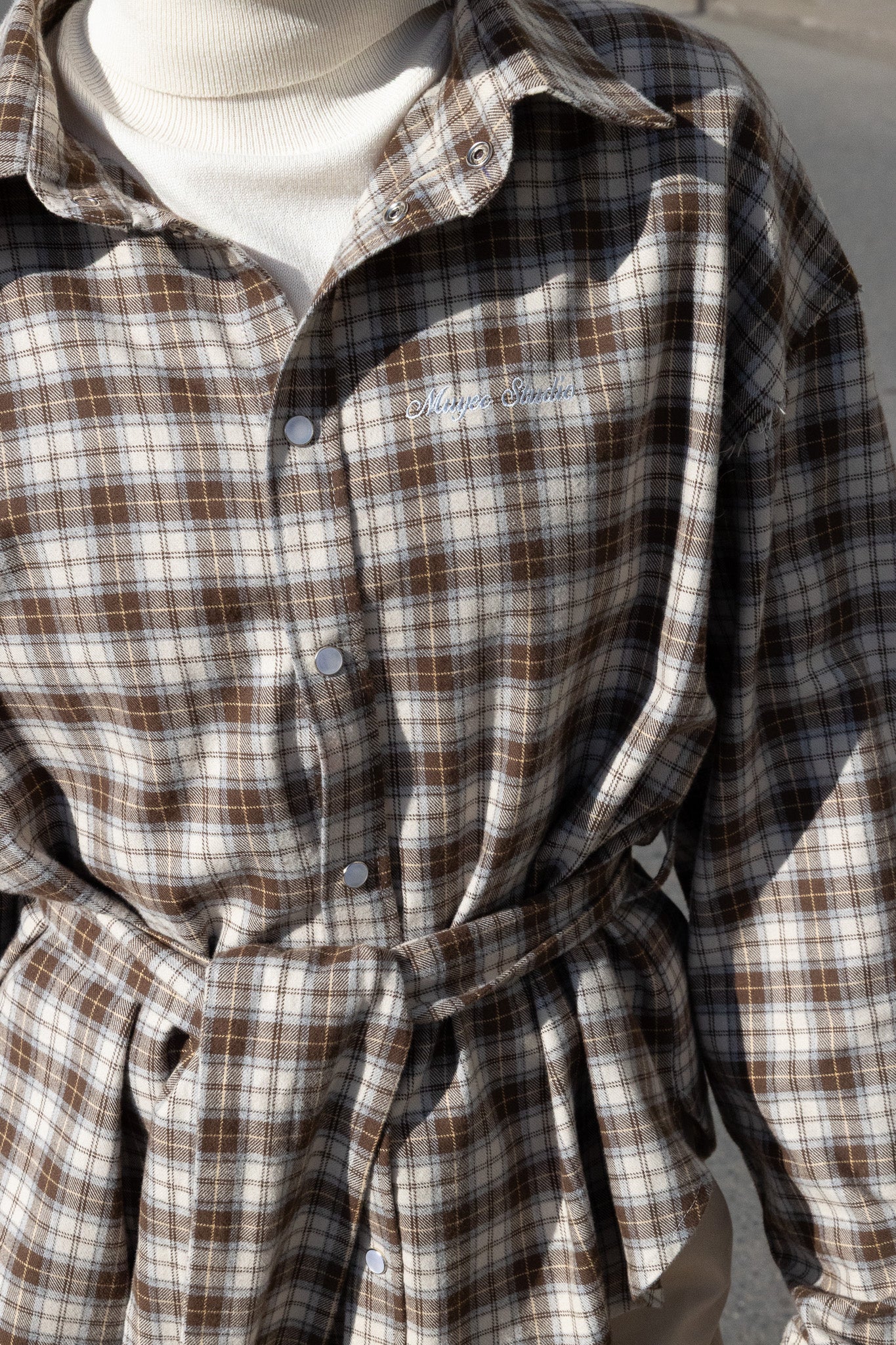 TIE SHIRT | RUSTIC BROWN