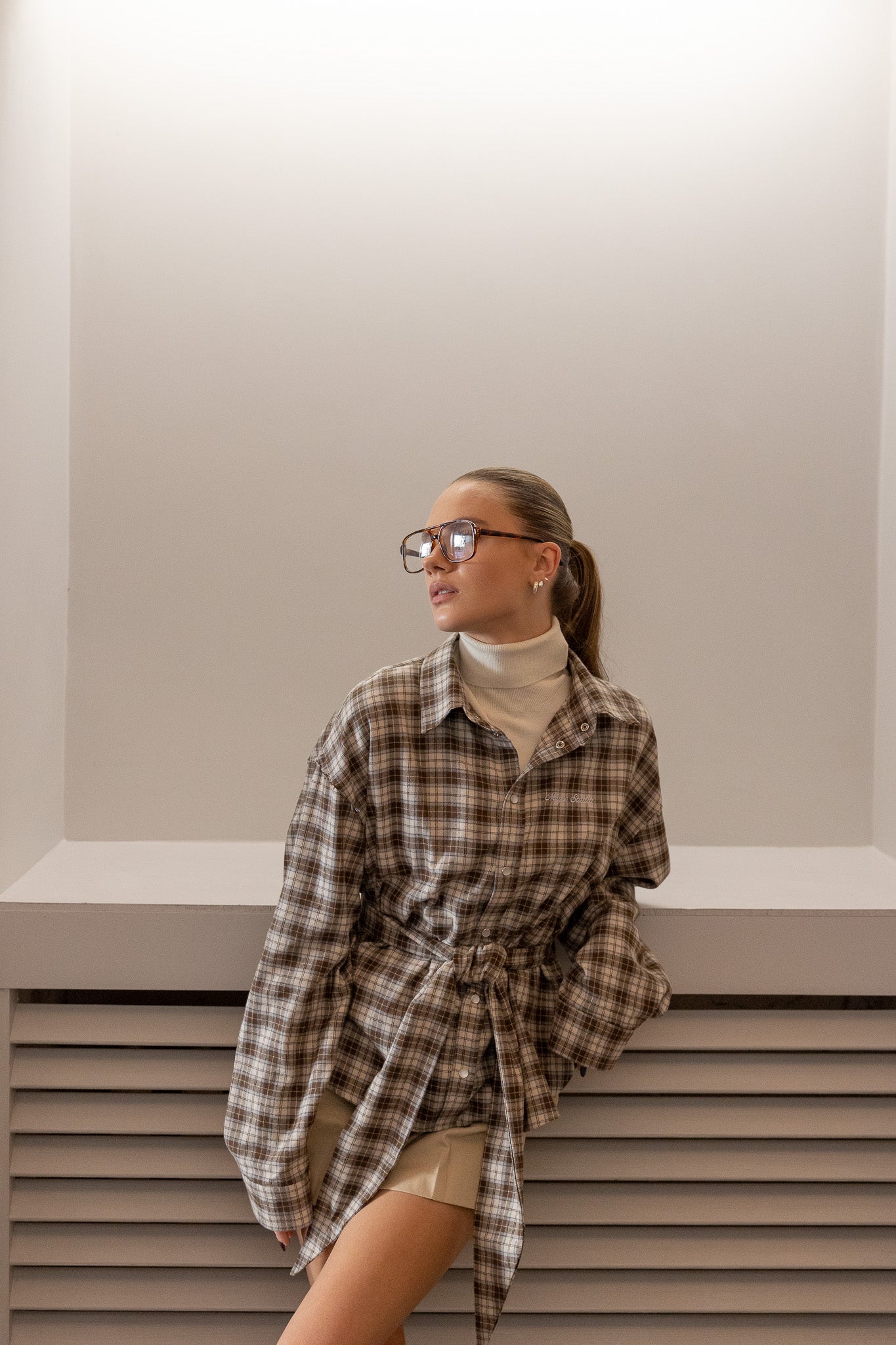 TIE SHIRT | RUSTIC BROWN