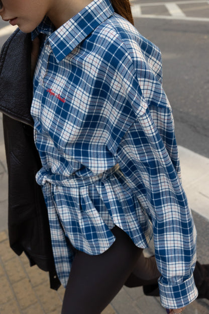 TIE SHIRT | 90's BLUE