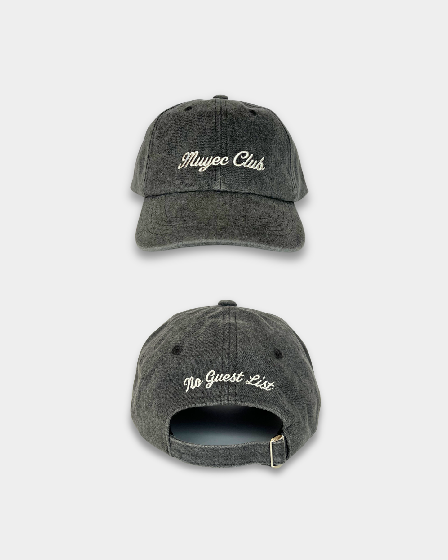 MUYEC CLUB CAP - DARK GREY