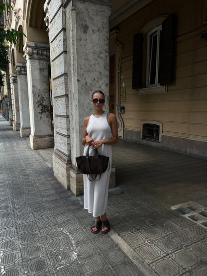 3THREAD DRESS IN BONE