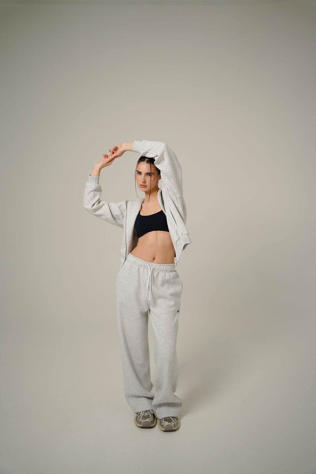 MELANGE BAGGY 2IN1 PANTS