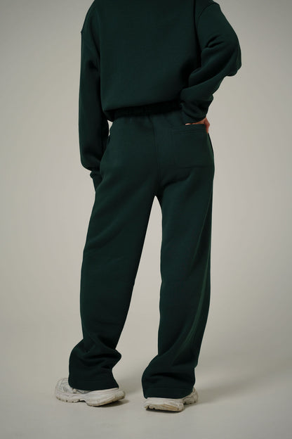 FOREST GREEN BAGGY 2IN1 PANTS