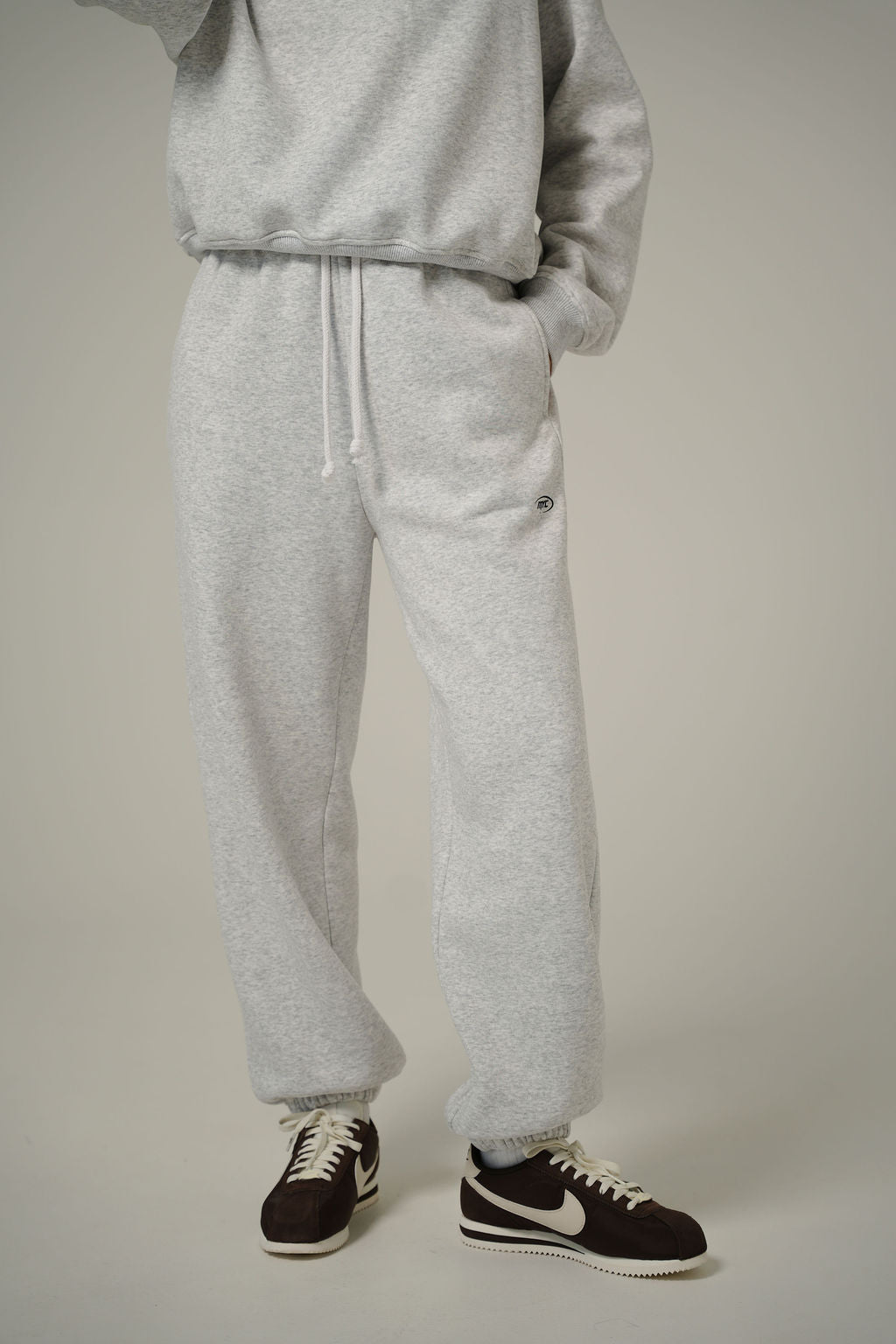 MELANGE OVERSIZE JOGGERS