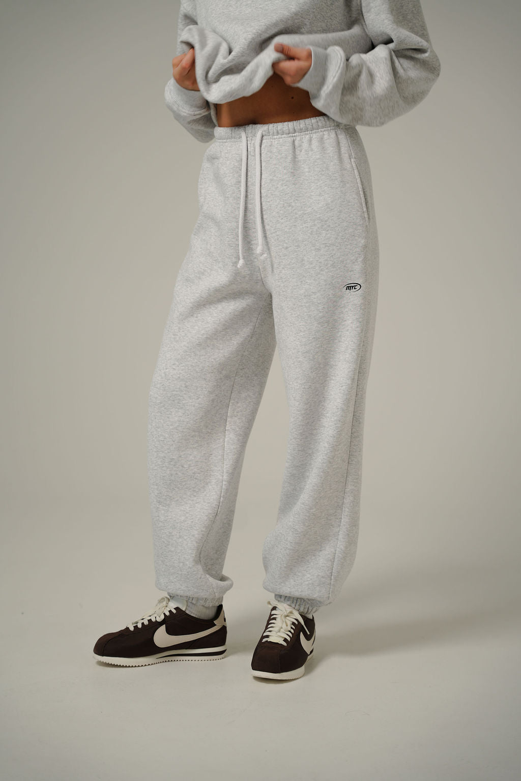MELANGE OVERSIZE JOGGERS