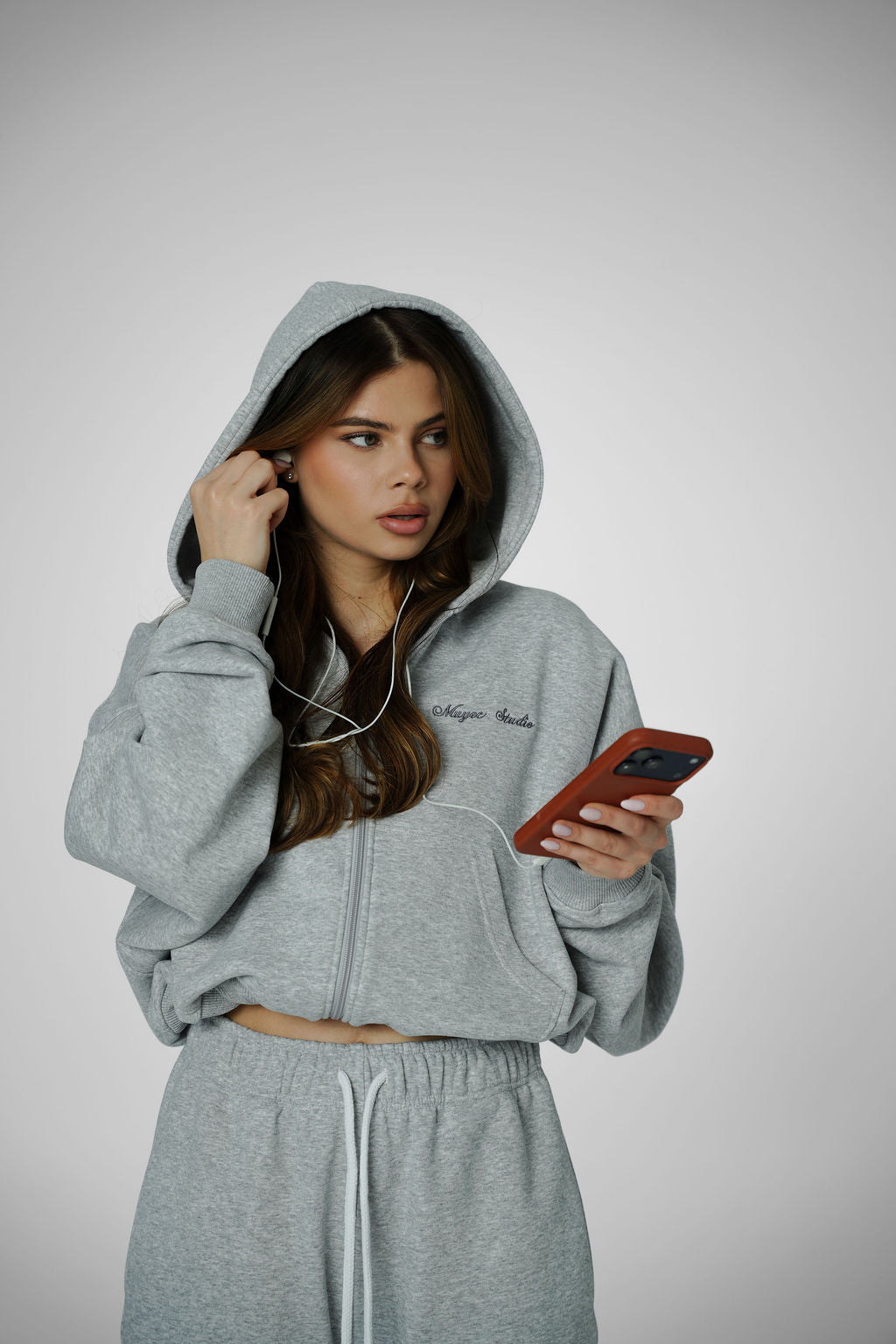 2IN1 ZIP HOODIE – CLASSIC MELANGE