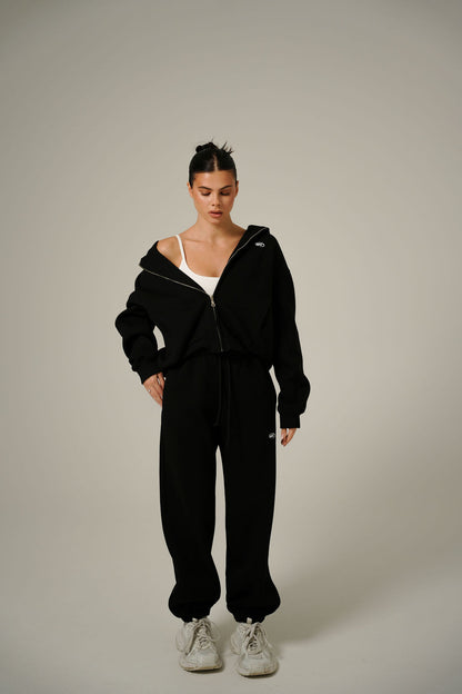 BLACK OVERSIZE JOGGERS