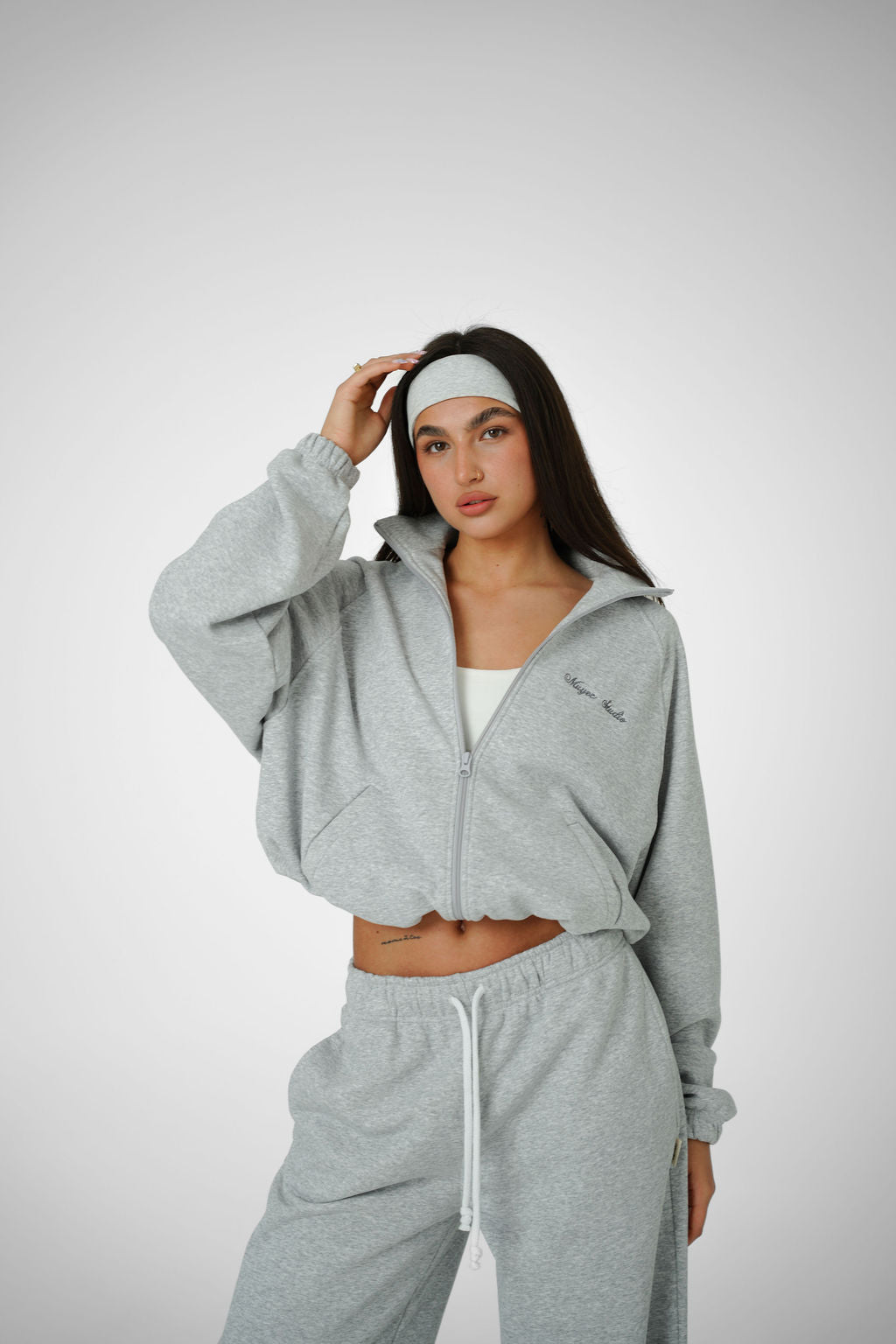 2IN1 COLLAR ZIP - CLASSIC MELANGE