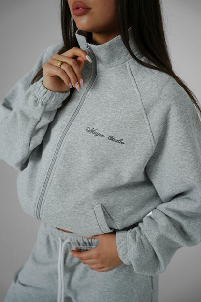 2IN1 COLLAR ZIP - CLASSIC MELANGE