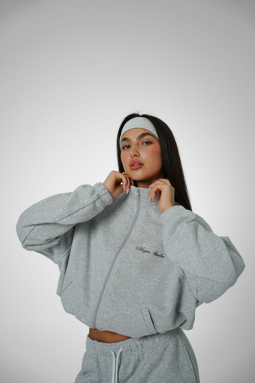 2IN1 COLLAR ZIP - CLASSIC MELANGE
