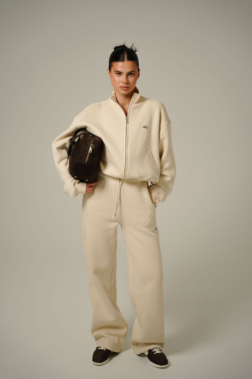 LATTE COLLAR FULL ZIP