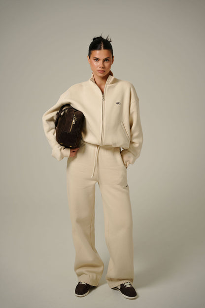 LATTE COLLAR FULL ZIP