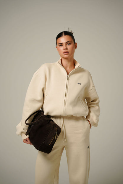 LATTE COLLAR FULL ZIP