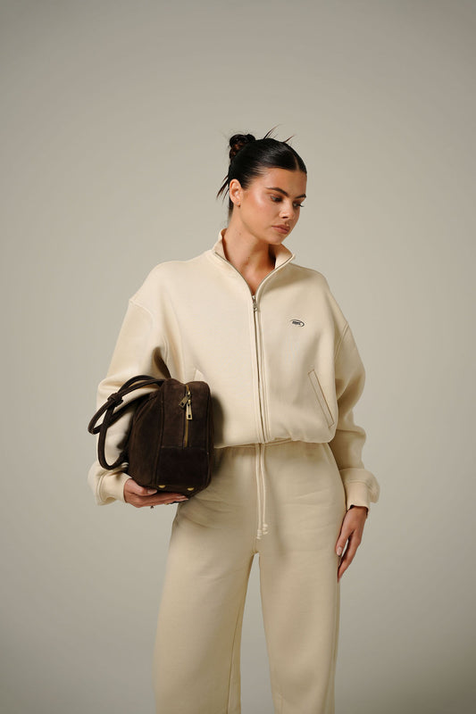 LATTE COLLAR FULL ZIP