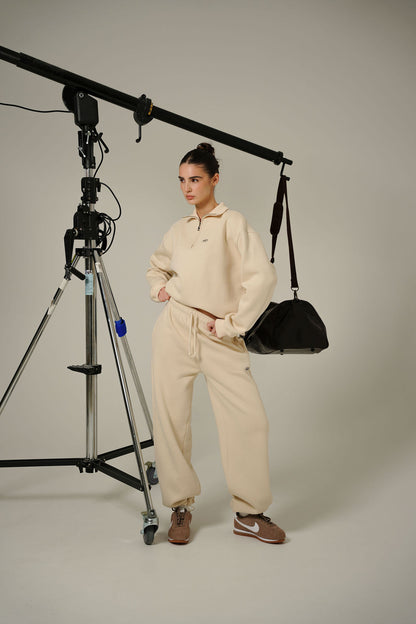 LATTE COLLAR HALF ZIP