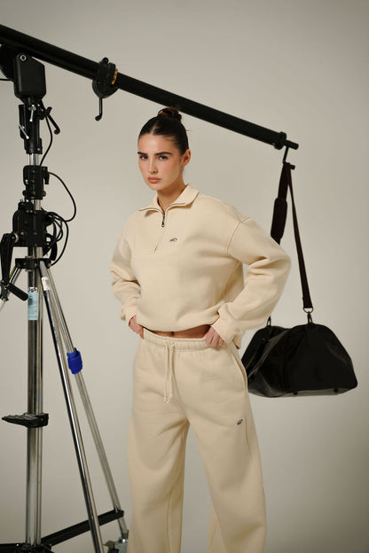 LATTE COLLAR HALF ZIP