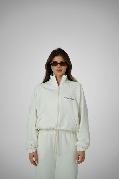 2IN1 COLLAR ZIP - CREAM