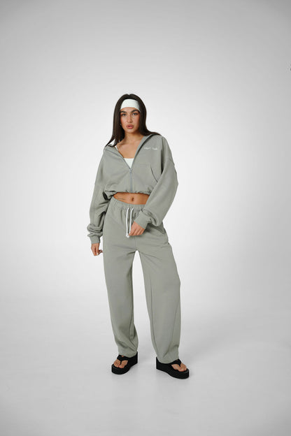 BANANA LEG - OLIVE GREY