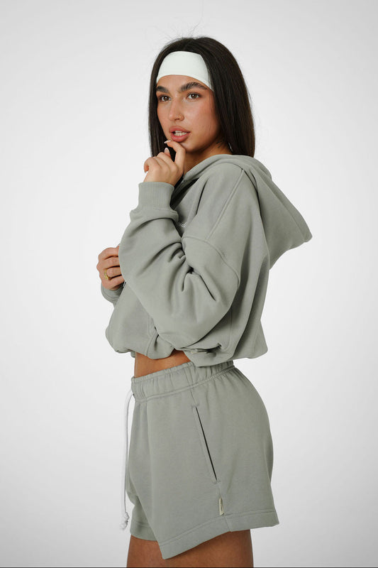 SHORTS - OLIVE GREY