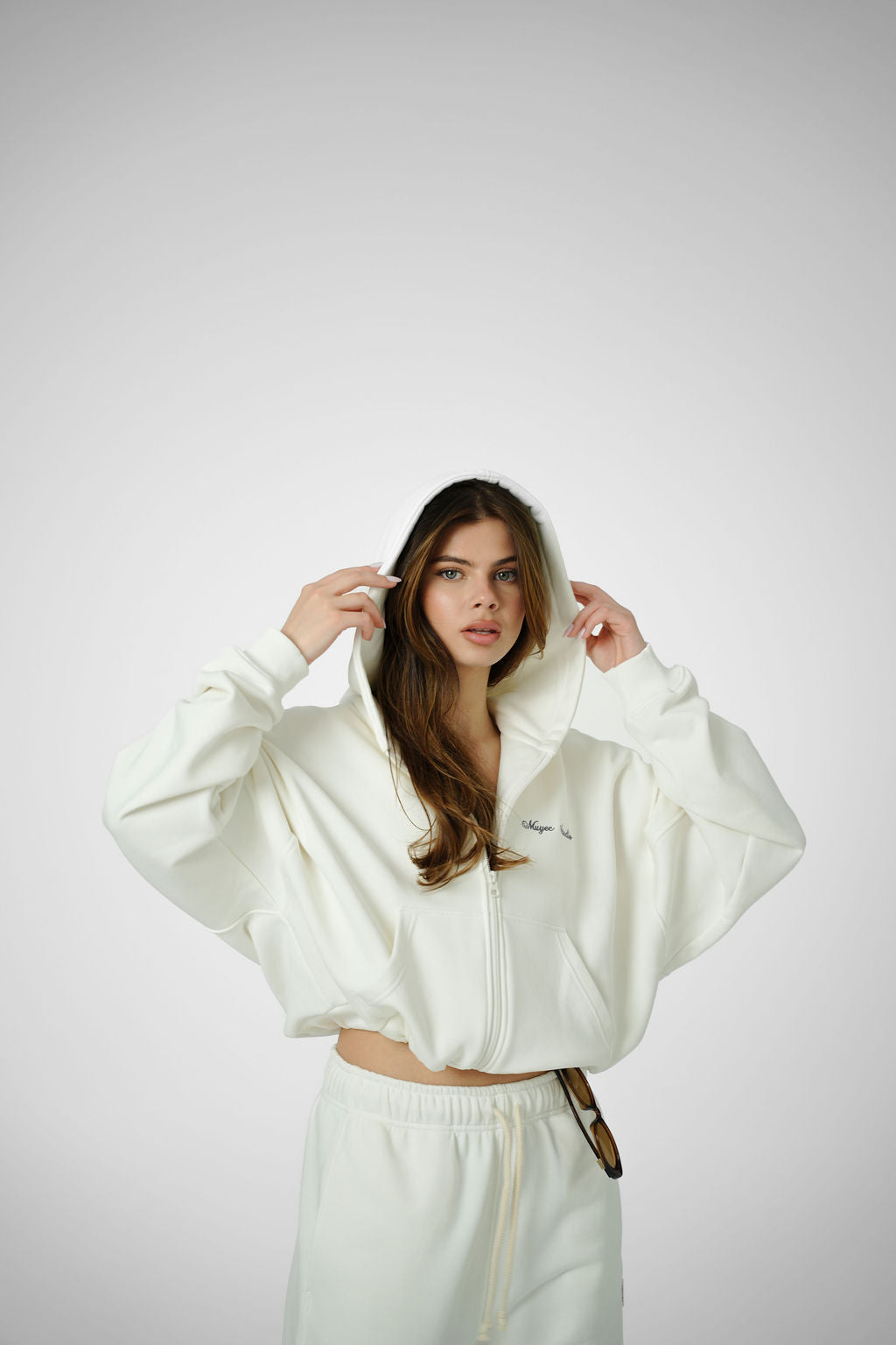 2IN1 ZIP HOODIE – CREAM