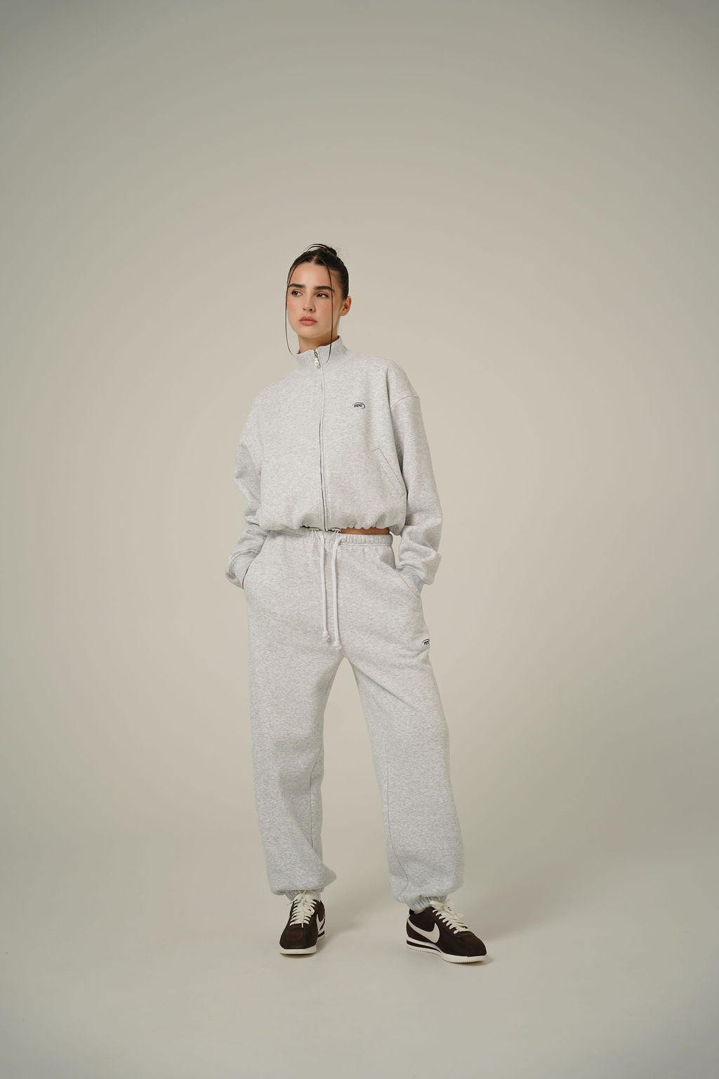 MELANGE OVERSIZE JOGGERS