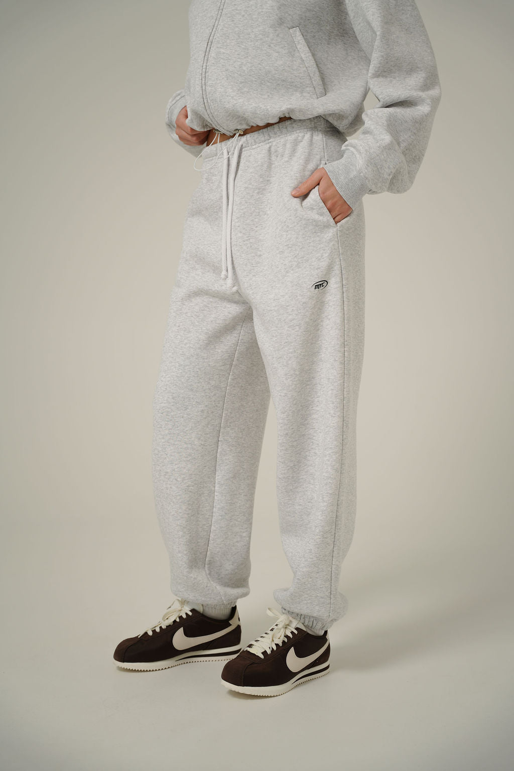 MELANGE OVERSIZE JOGGERS