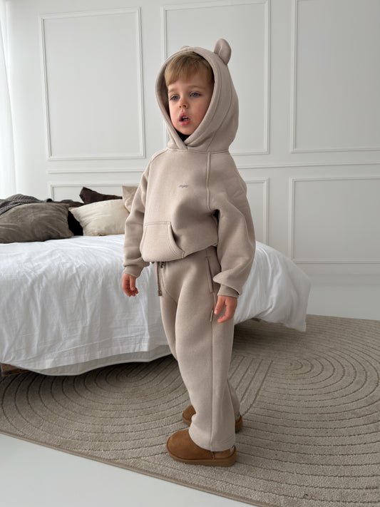 VINTAGE GREY KIDS 2IN1 HOODIE