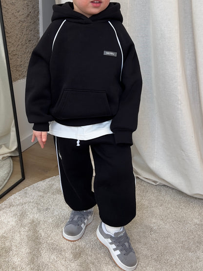 BLACK KIDS TRACKSUIT "STRIPE"