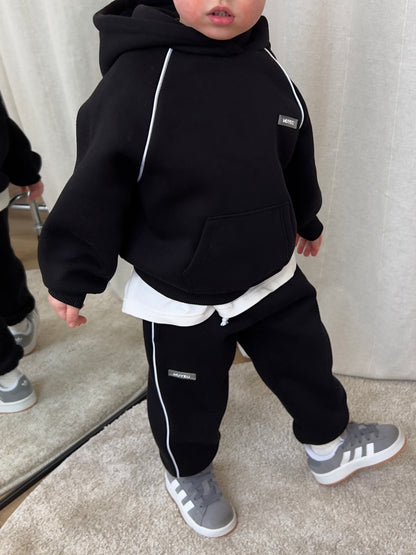 BLACK KIDS TRACKSUIT "STRIPE"