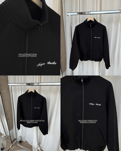WARM COLLAR ZIP - BLACK | PRE-ORDER